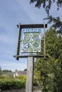 Village sign for Loose in Kent, England Royalty Free Stock Photo